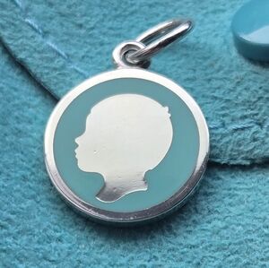 Tiffany & Co. Blue Enamel Boy Charm